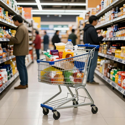 Vantagens do Carrinho de Supermercado de 2 Andares para Organizar Suas Compras com Mais Praticidade