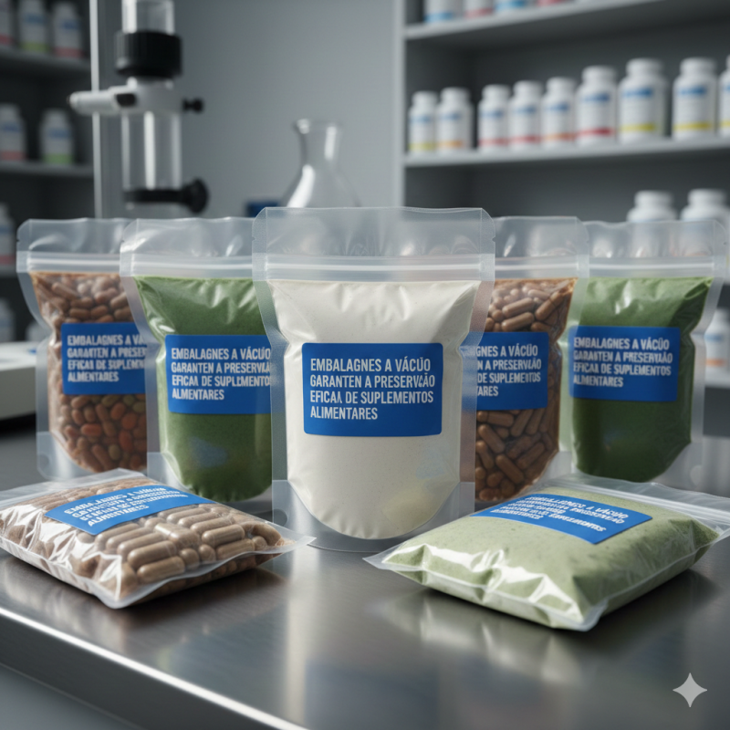 Como as Embalagens a Vácuo Garantem a Preservação Eficaz de Suplementos Alimentares