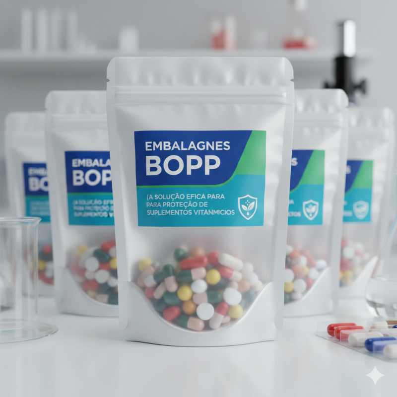 Embalagens BOPP: A Solução Eficaz para Proteção de Suplementos Vitamínicos