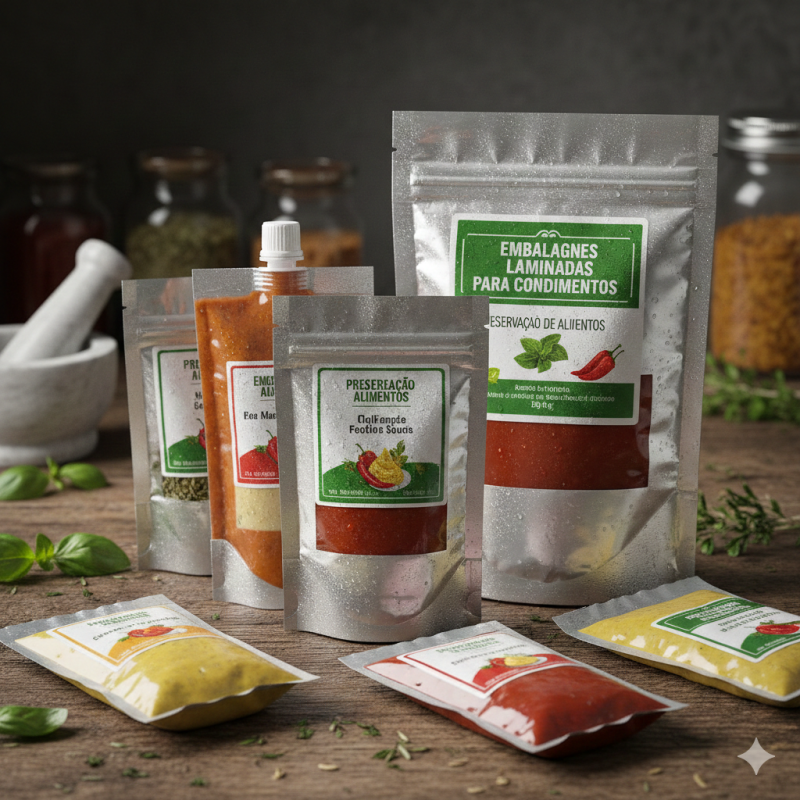 Vantagens das Embalagens Laminadas para Condimentos na Preservação de Alimentos